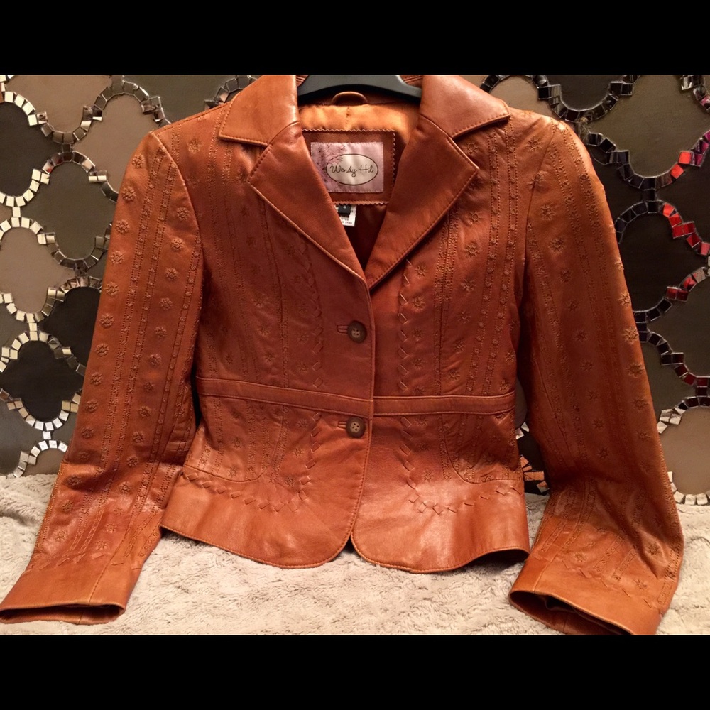 Wendy Hil Leather Jacket!